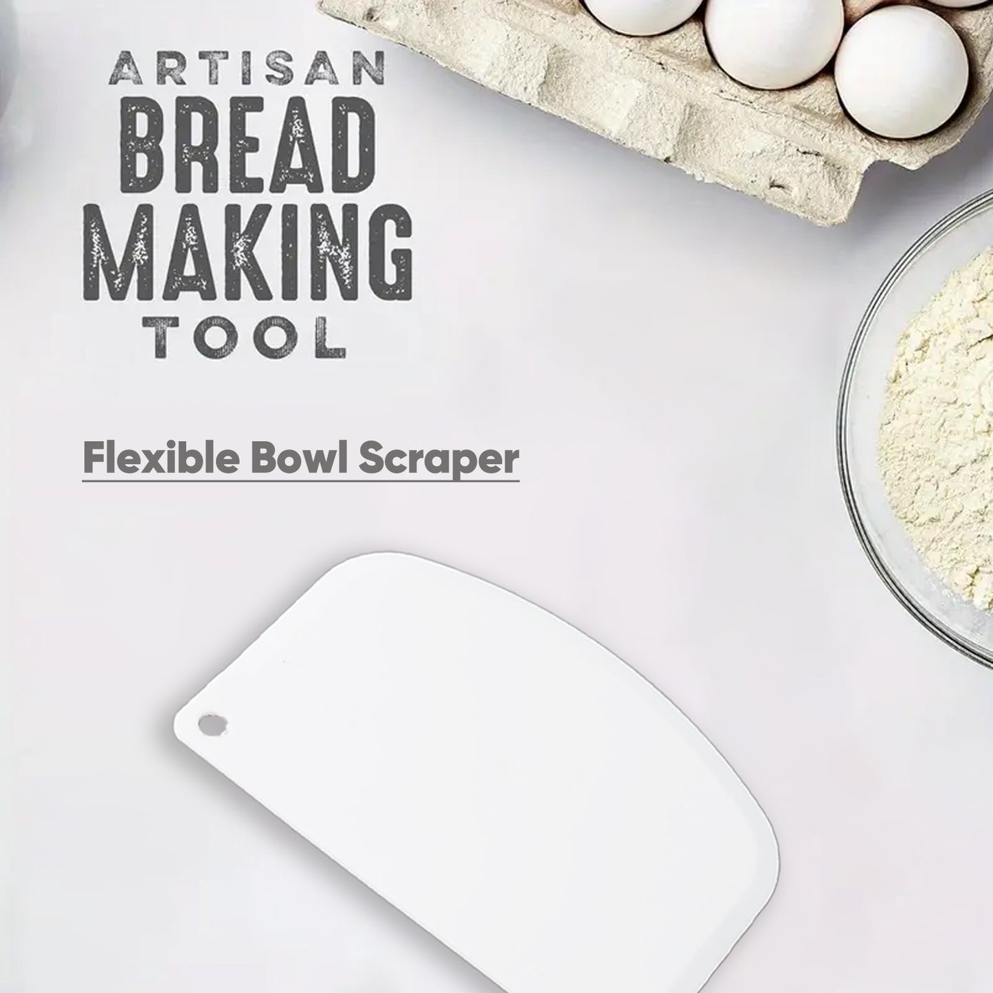 Sourdough Starter Kit - Round Handmade Rattan Banneton Proofing Basket with Bread Baking Tools and 2025 Leaflet Sourdough Bread Baking Supplies