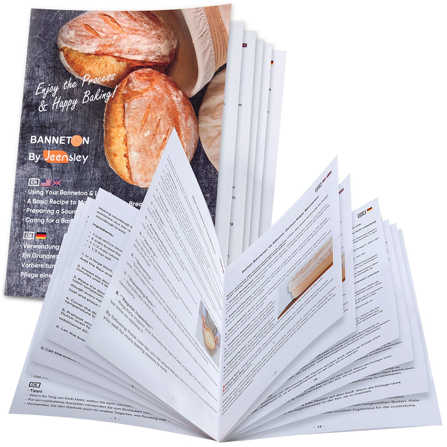 Sourdough Starter Feeding Jar Kit with Oval Proofing Basket and Bread Making Tools Bread Making Accessories